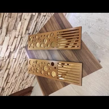 mdf plastic interfaces / scribbled and circles - 29.99 usd