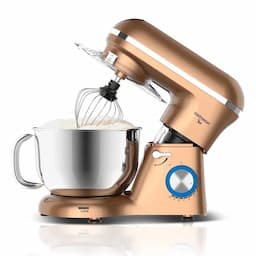 chef gold 5.5 liter 10 stage pulse speed adjustable whisk mixing kneading stand mixer kitchen with price 158