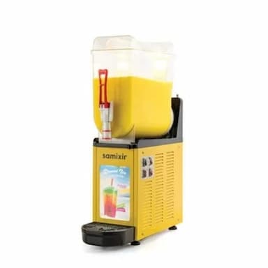 samixir slush mono allure, granita, meyve suyu dispenseri, 12 l, sarı - 597 usd