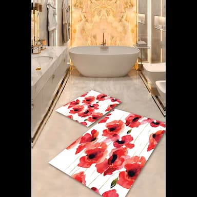 bathroom carpets - 4 usd
