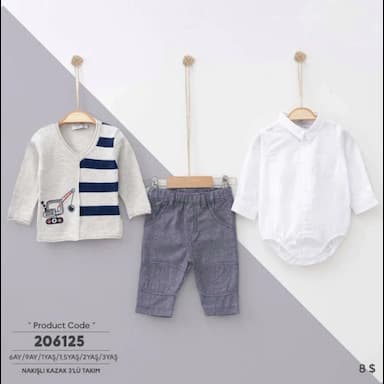 shirt, blouse and jacket children's clothing sets - 7.99 usd