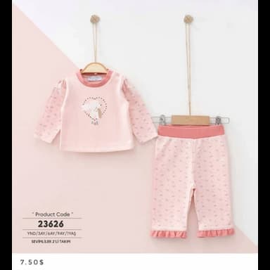 children's pajamas for girls, 3 years old - 7.49 usd
