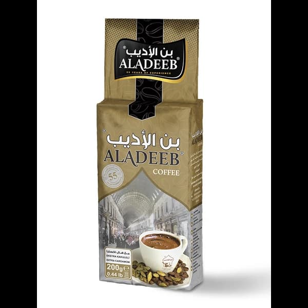 aladeeb extra cardamom coffee 200gr - 2.45 ~ 2.46 usd $
