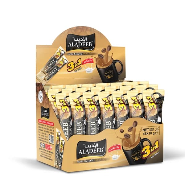 aladeeb milky foamy 3in 1 - 3.83 ~ 3.85 usd $