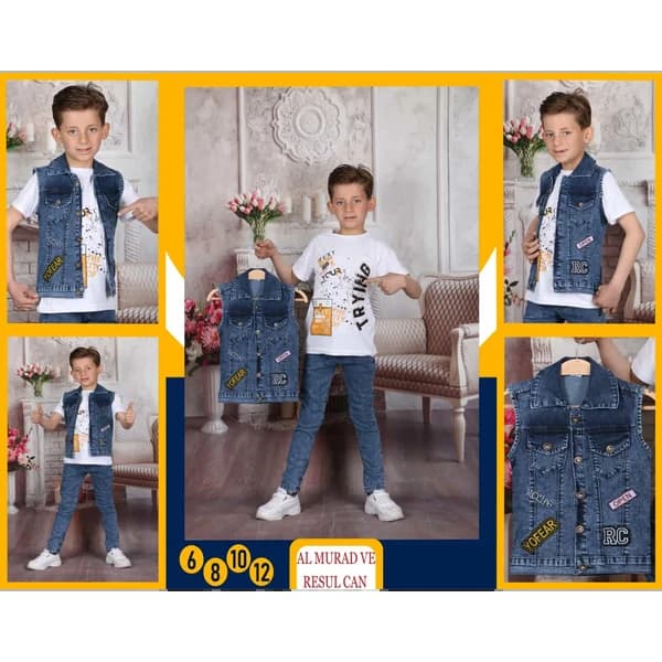 boy's linen set 3 pieces - 8.49 ~ 8.5 usd $