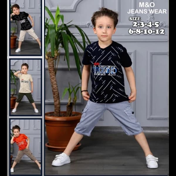 boy's linen set 2 pieces - 6.24 ~ 6.25 usd $