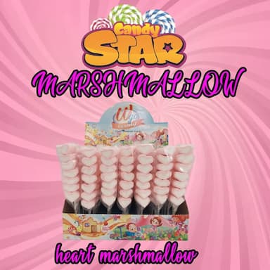 candy star marshmallow lollipop - 0.32 usd
