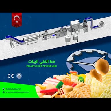 pallet chips frying line - 46999.99 usd