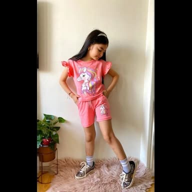 shorts and blouse set for girls - 5.49 usd