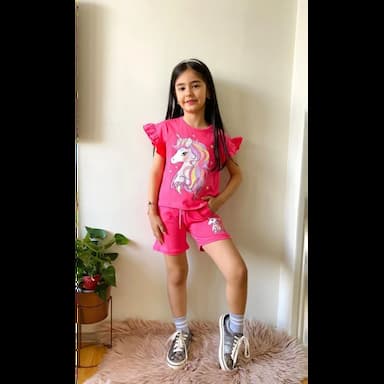 shorts and blouse set for girls - 5.49 usd