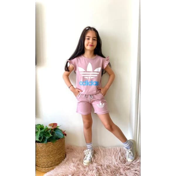shorts and blouse set for girls - 5.49 ~ 5.5 usd $