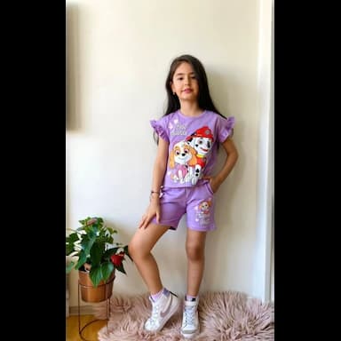 shorts and blouse set for girls - 5.49 usd