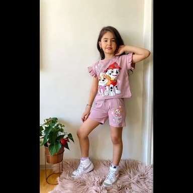shorts and blouse set for girls - 5.49 usd