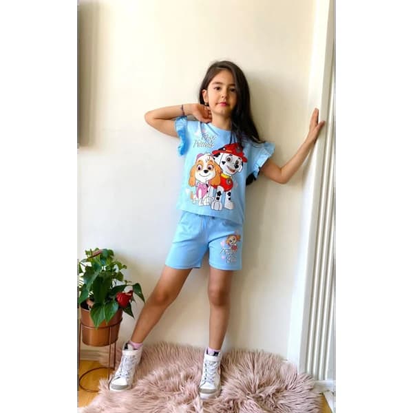 shorts and blouse set for girls - 5.49 ~ 5.5 usd $