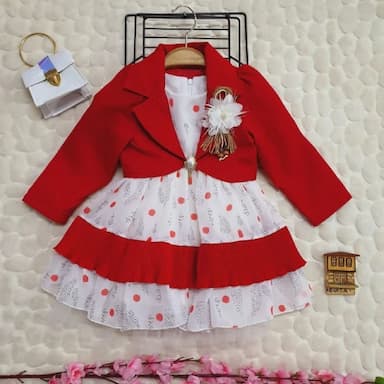 square collar short sleeve printed baby girl blouse and skirt 2-pack set - 15.65 usd