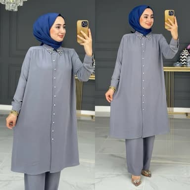 two-piece tunic set - 19.49 usd