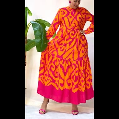 zalandi luxury summer beach vacation dress elegant ruffle maxi dress - 18.99 usd