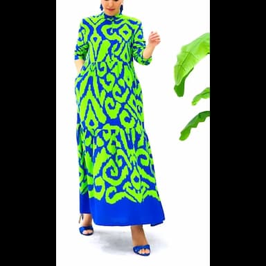 zalandi luxury summer beach vacation dress elegant ruffle maxi dress - 18.99 usd