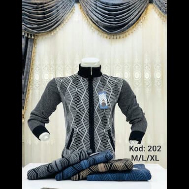 men's zipper wool sweaters - 3.74 usd