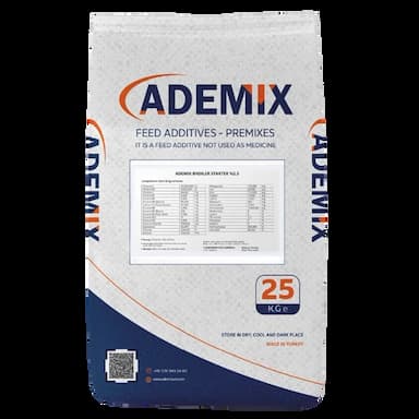 ademix broiler starter %2.5 -  usd