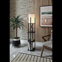 turkish house decorative beige shelf floor lamp with white base marble with price 10.99