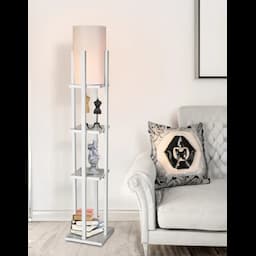 turkish house decorative beige shelf floor lamp with white base marble with price 10.99