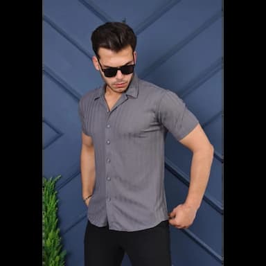 men's short sleeve shirt - 7.99 usd