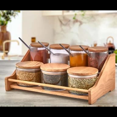 plastic household items, spice boxes - 1.49 usd