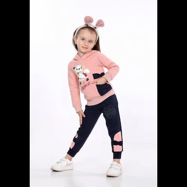 two-piece girls' winter pajamas - 4.5 usd