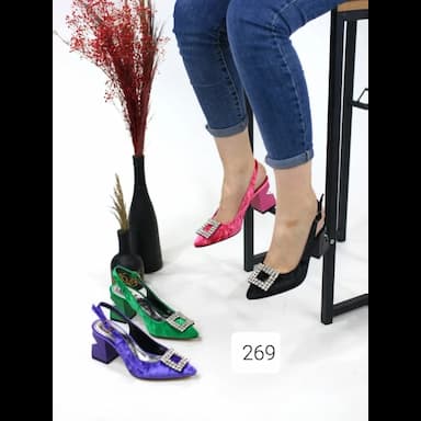 heeled shoes - 9.5 usd