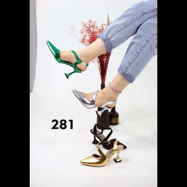 heeled shoes - 9.5 usd