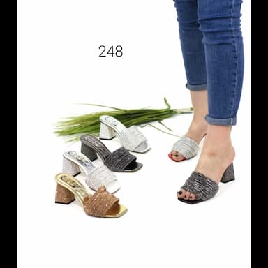 heeled shoes - 9.5 usd