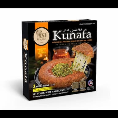 cheese kunafa with pistachio - 0.99 usd