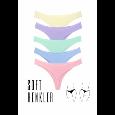thongs cotton underwear for women made in turkey - 3.5 usd