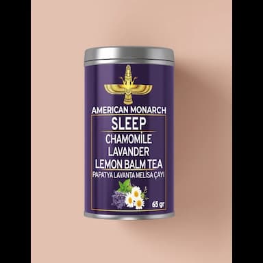 sleep chamomi̇le lavander lemon balm tea - 65g -  usd